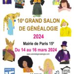10e Grand salon de la Généalogie – Mairie de Paris 15e