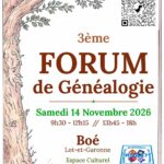 3e Forum de généalogie de Boé : une journée pour explorer ses origines et l’histoire familiale